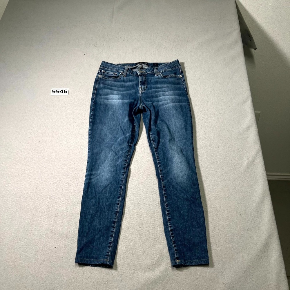 Lucky Brand Jeans Women 8/29 Blue‎ Denim Cotton Stretch Medium Wash Super Skinny